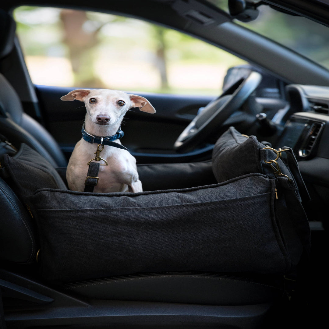 4-in-1 Luxury Dog Car Seat – Travel Bed, Lounger & Portable Carrier with 4X Safety System