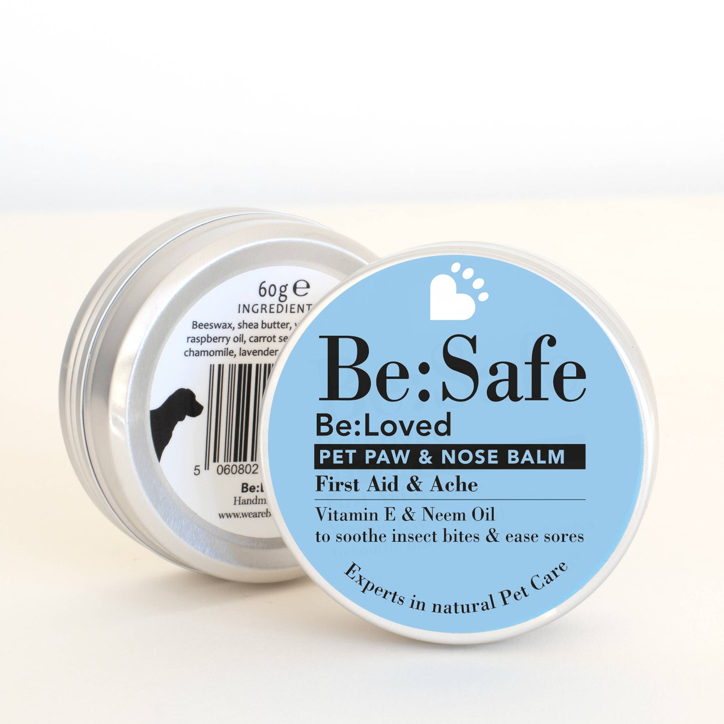 Be Loved Pet Paw & Nose Balms SPF15 Natural Grooming, Kind to Pets & the Planet