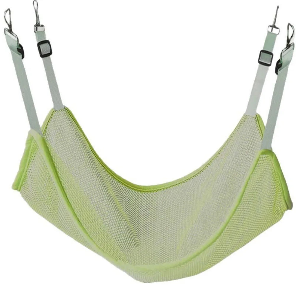 Breathable Cat Hanging Hammock Durable with Adjustable Straps Cats Hanging Sleeping Bed Soft Pet Cage Hammock Indoor