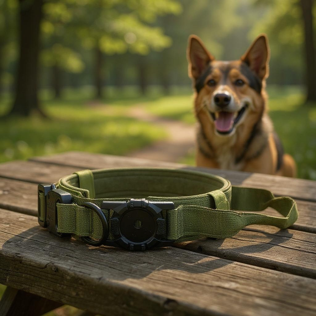 Tactical AirTag Dog Collar