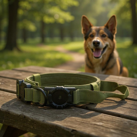 Tactical AirTag Dog Collar