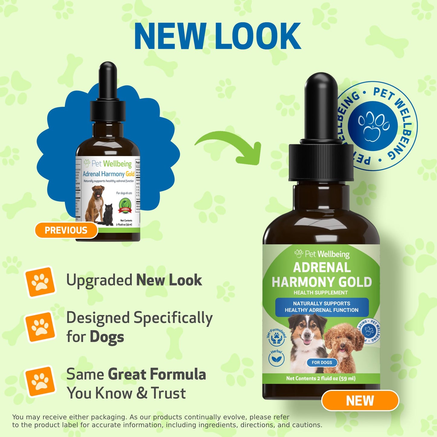 Adrenal Harmony Gold for Dogs – Natural Support for Cushing’s & Adrenal Health | 59ml Herbal Pet Supplement