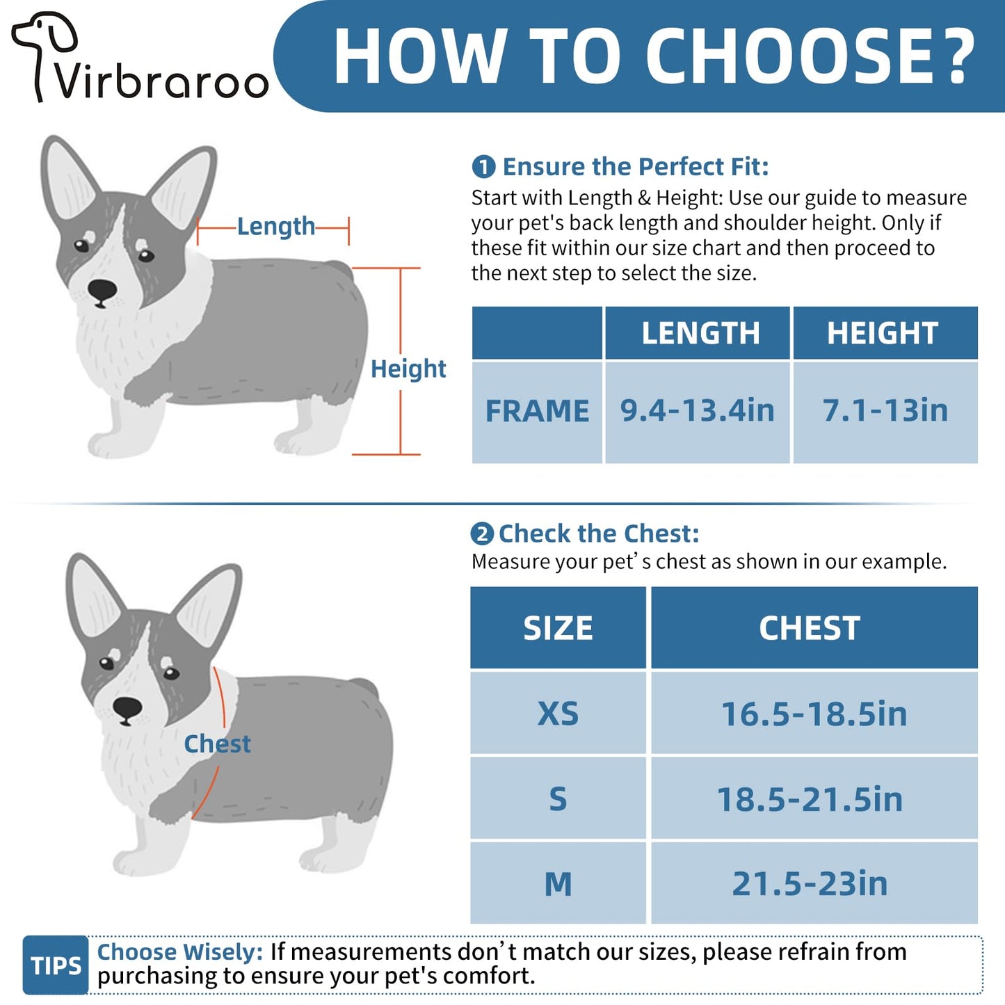 Dog Wheelchair for Back Legs, Upgraded All-Terrain Tires for Small Dog Wheelchair, Adjustable Dog Wheelchair, Reflective Safety Design for Back Leg Disabled or Injured Small Dogs