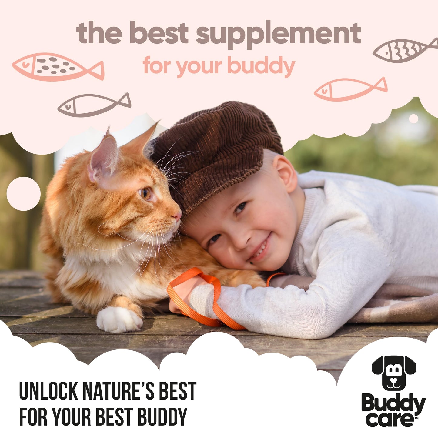 Buddycare Premium Salmon Oil for Dogs UK (500ml) | Essential Omega 3, 6 & 9 Cat & Dog Supplements | Natural Omega 3 For Cats | Salmon Oil For Cats for Immune Support