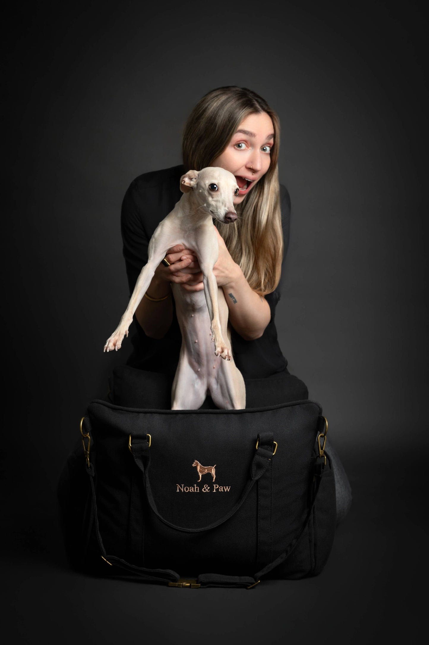 4-in-1 Luxury Dog Car Seat – Travel Bed, Lounger & Portable Carrier with 4X Safety System