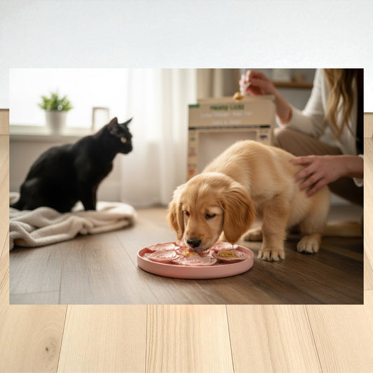 Meaty Licks Slow Feeder Mat for Cats & Dogs – BPA-Free Silicone Pet Feeding Mat