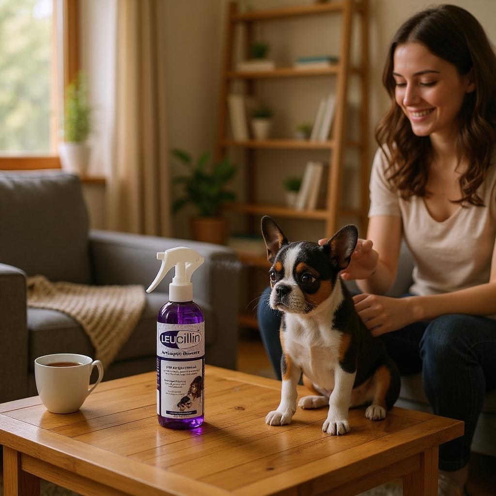 Leucillin Antiseptic Skincare Spray – Powerful, Natural Protection for Pets | 500ml