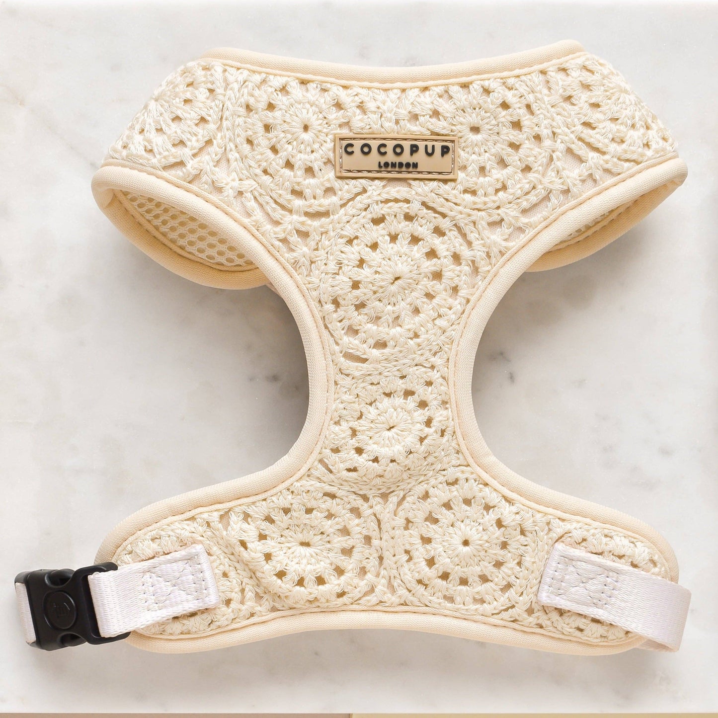 Festival Crochet Dog Harness – Adjustable, Lightweight & Stylish for Spring and Summer Walks