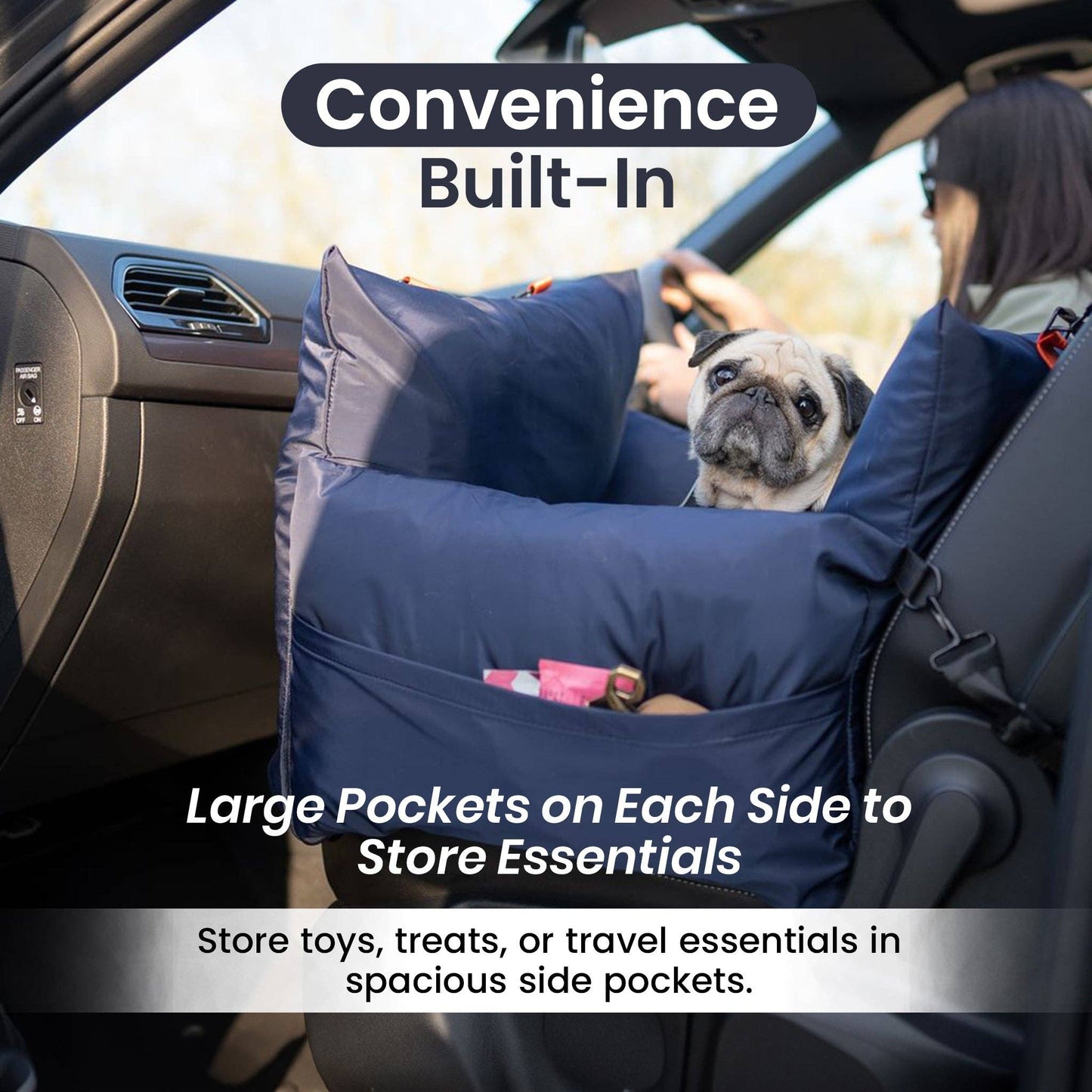 Luxury Car Dog Seat with ISOFIX, Safety & Comfort Enhanced