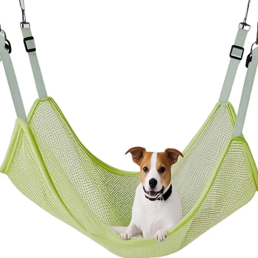 Breathable Cat Hanging Hammock Durable with Adjustable Straps Cats Hanging Sleeping Bed Soft Pet Cage Hammock Indoor