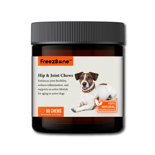Hip & Joint Dog Chews – Glucosamine, Collagen & Anti-Inflammatory Support (90 Chews)